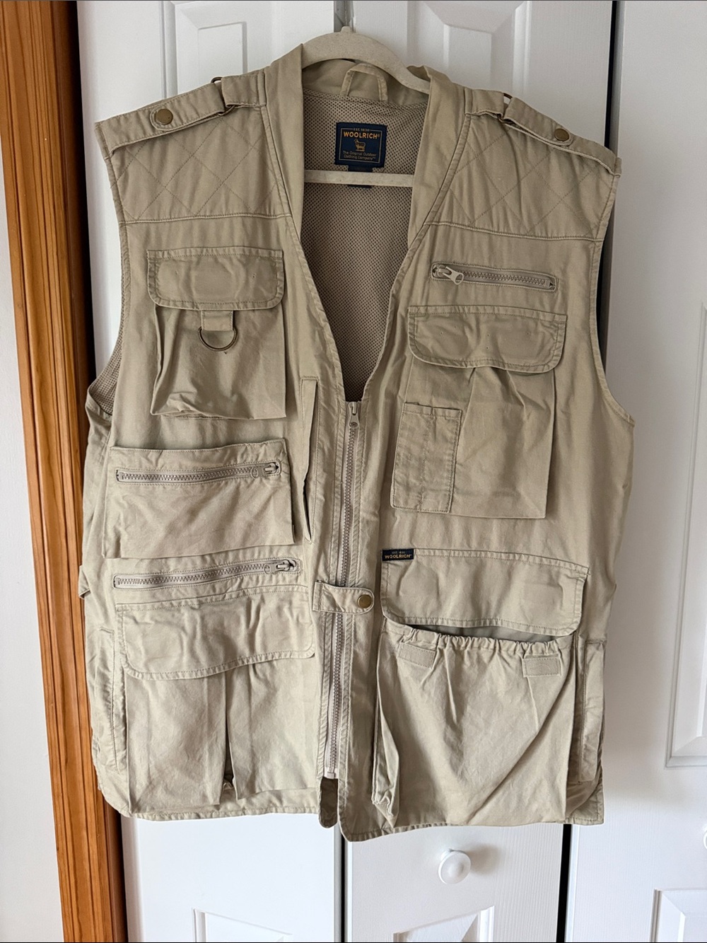 Woolrich Men's Khaki Elite Series Tactical Field Vest